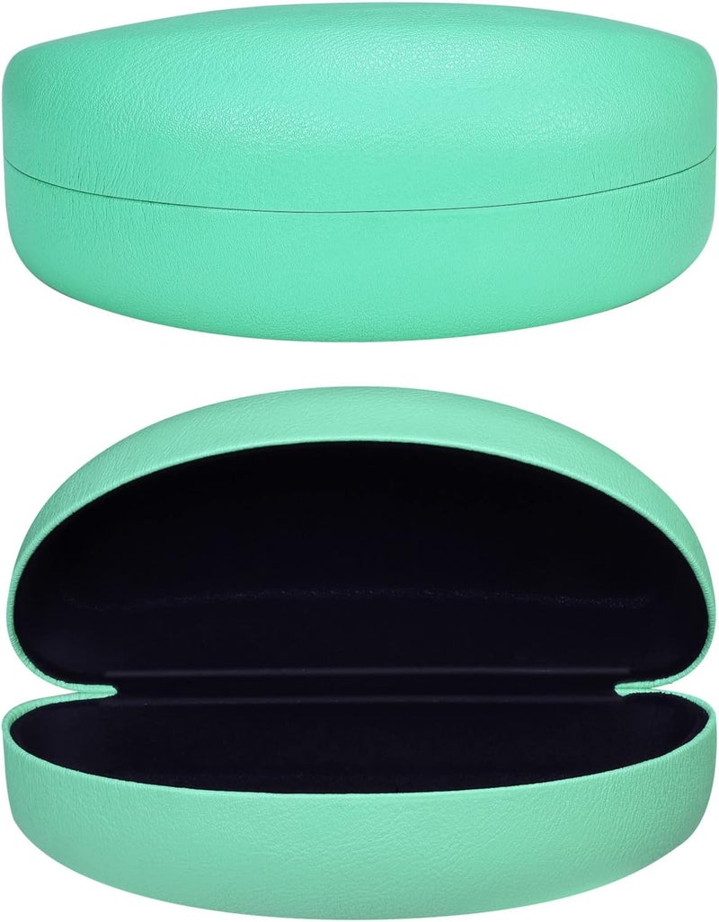 molshine Hard Shell Sunglasses Case,Classic Large Glasses Case for Sunglass,Eyeglasses with Cleaning Cloth,Pouch - Image 1